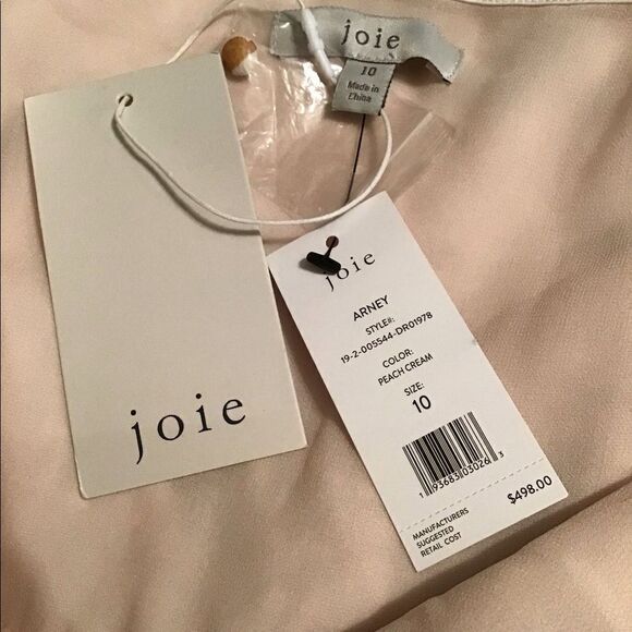 Joie Arney Floral Silk Halter Midi Dress NWT Sz 10 - Picture 6 of 8